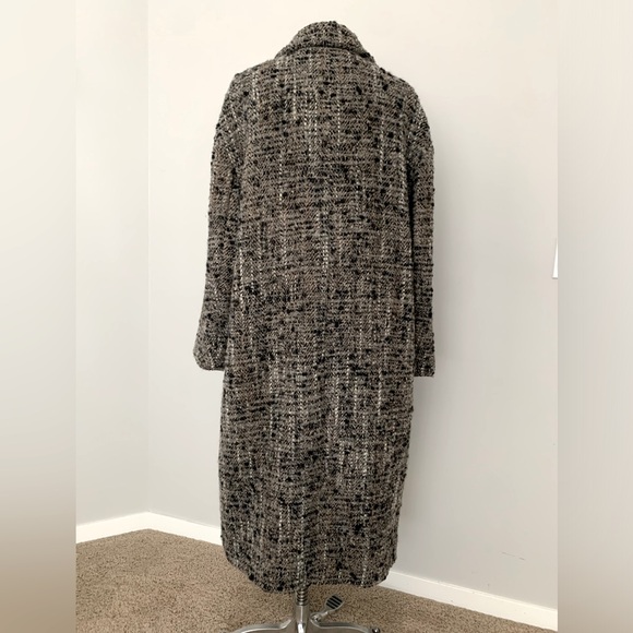 Aritzia Wilfred The New Only Tailored Coat in Grey/Black Wool Boucle Size Large - Picture 7 of 13